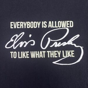 Elvis Presley Shirt Men's Medium Sun Record‎ Company Black Tee Short Sleeve